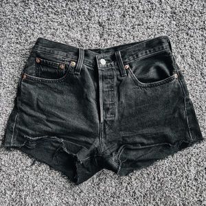 Levi’s Black 501 Shorts